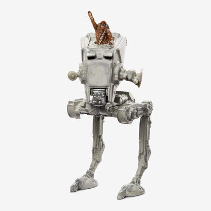 Star Wars Starships Select AT-ST With Chewbacca Mô hình xe die-cast sưu tầm Hot Wheels Mattel