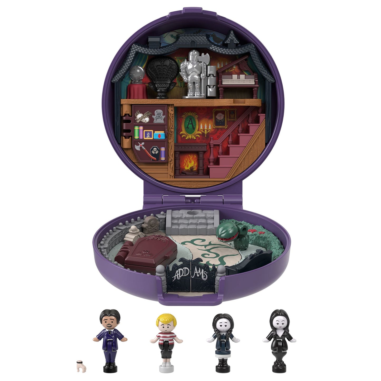 Polly Pocket Collector The Addams Family Compact - Đồ Chơi Mô Hình Sưu Tầm Mattel HXW25 Mattel - ảnh 3 - Figure Sets