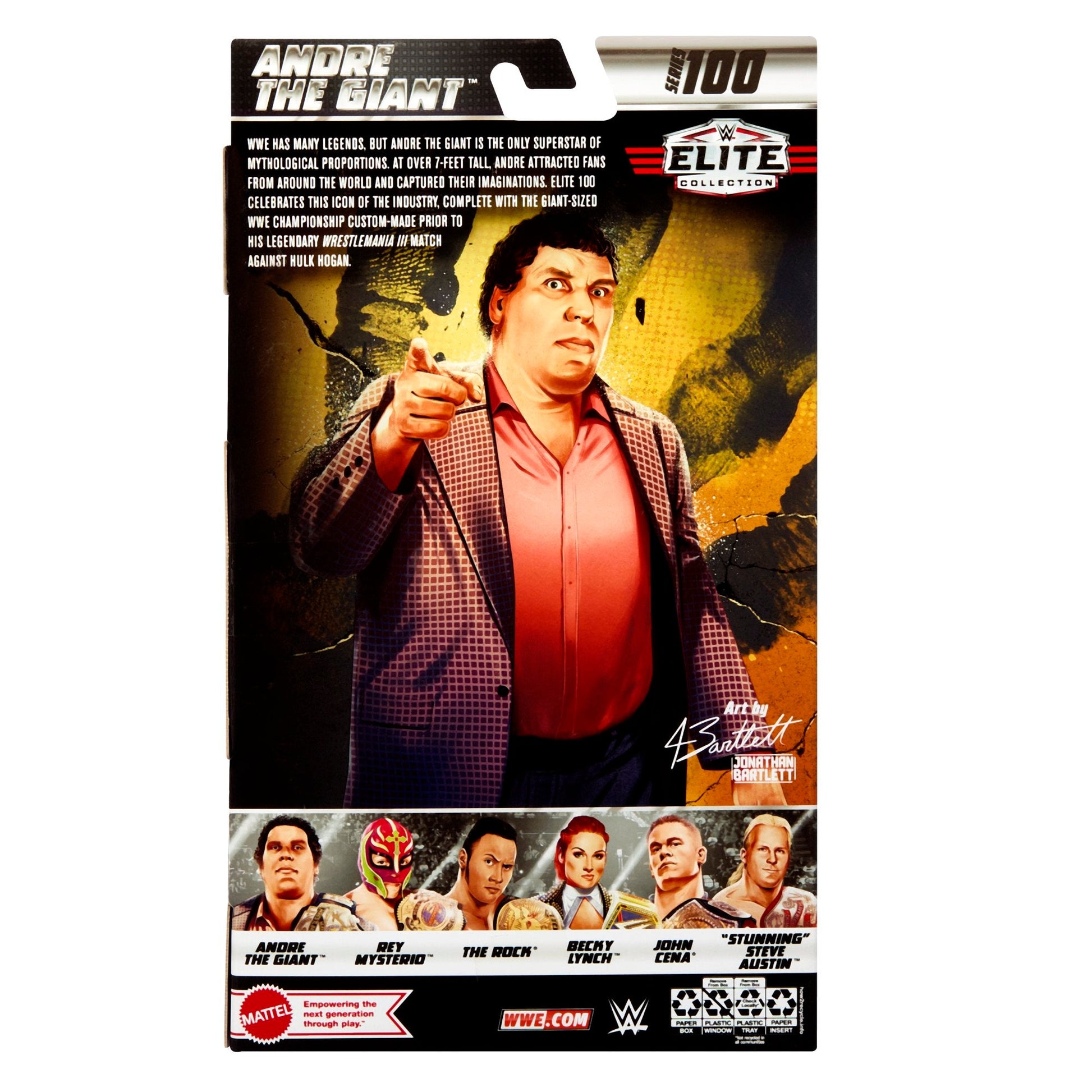 WWE Elite Collection Andre the Giant Action Figure - Mô Hình Đồ Chơi Figure Mattel - Hình ảnh bổ sung 5