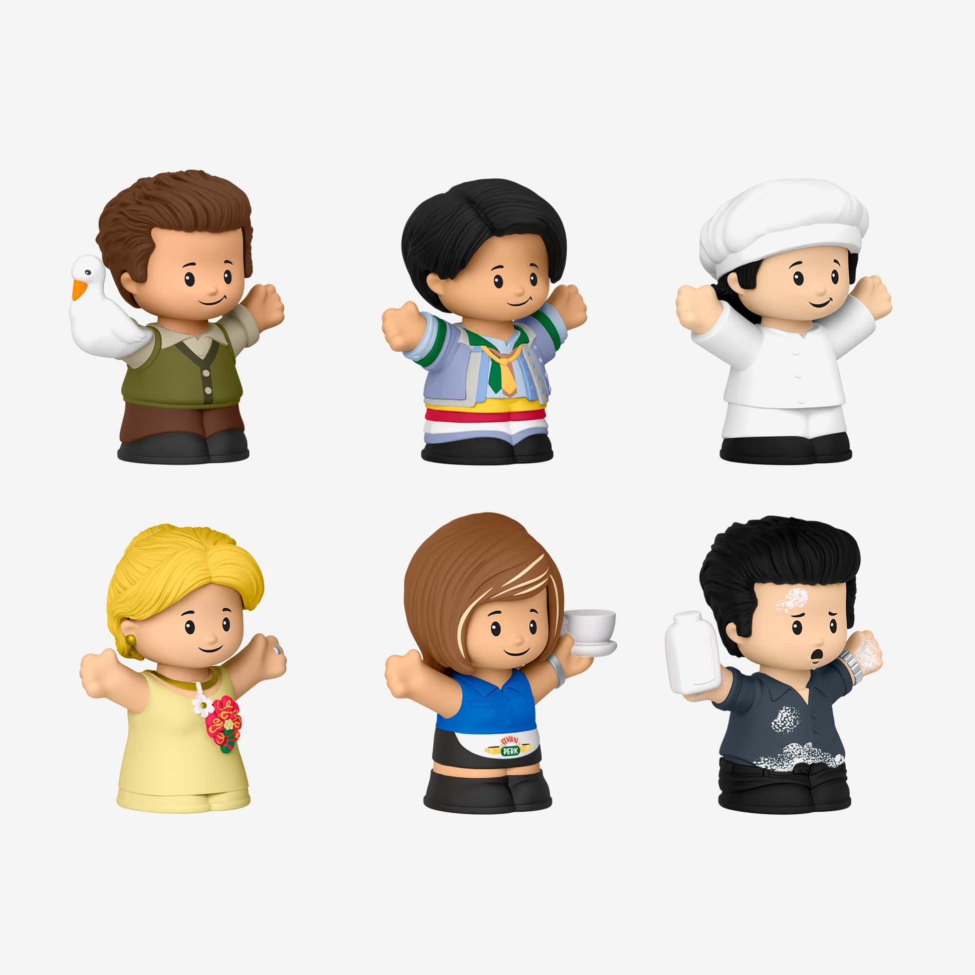 Little People Collector Friends TV Series Special Edition Set - Bộ Mô Hình Nhân Vật Sưu Tầm Phim Friends Mattel Creations - Hình ảnh chi tiết 2
