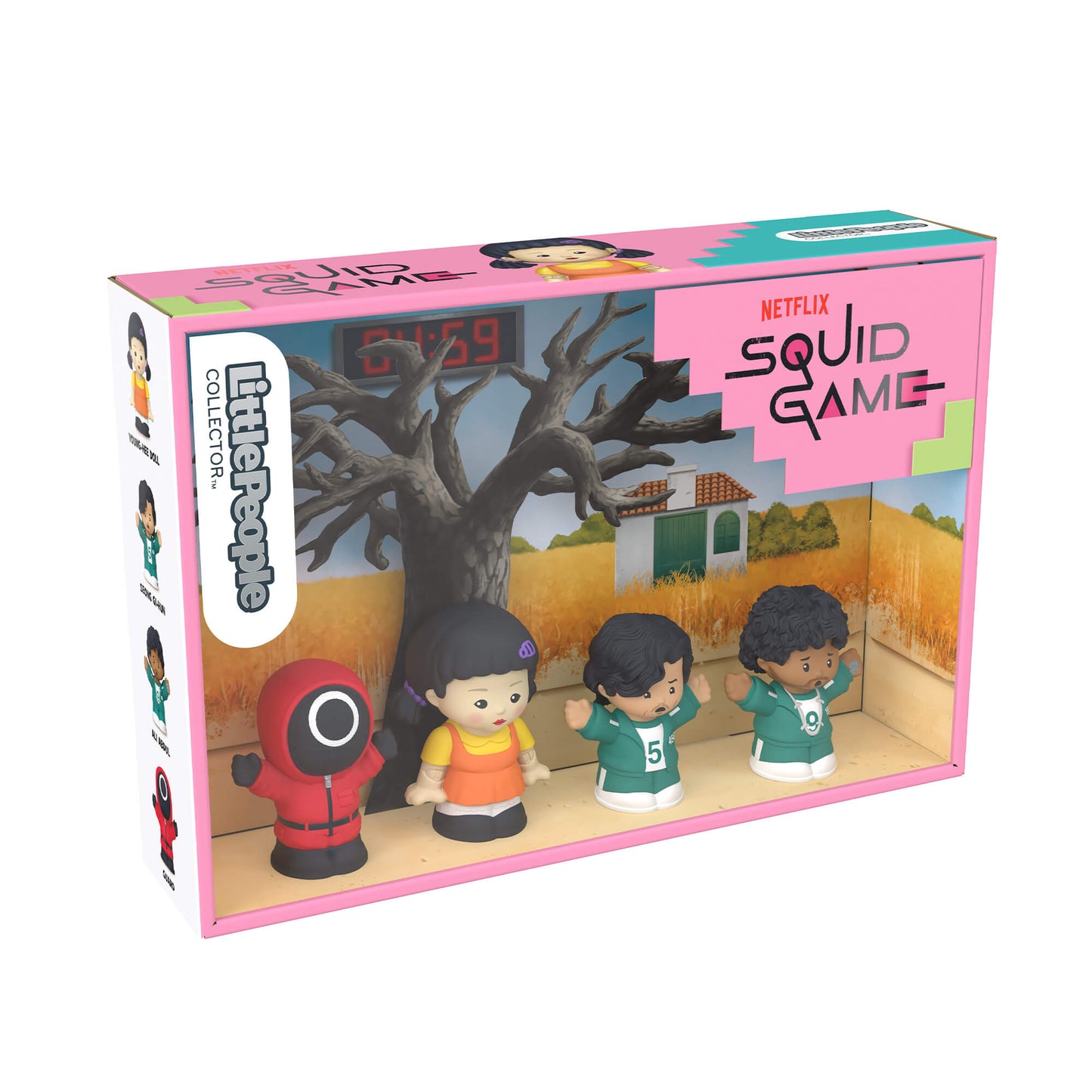 Little People Collector Squid Game Set - Bộ Hình Nhân Vật Sưu Tầm Cao Cấp - Mattel HYC41