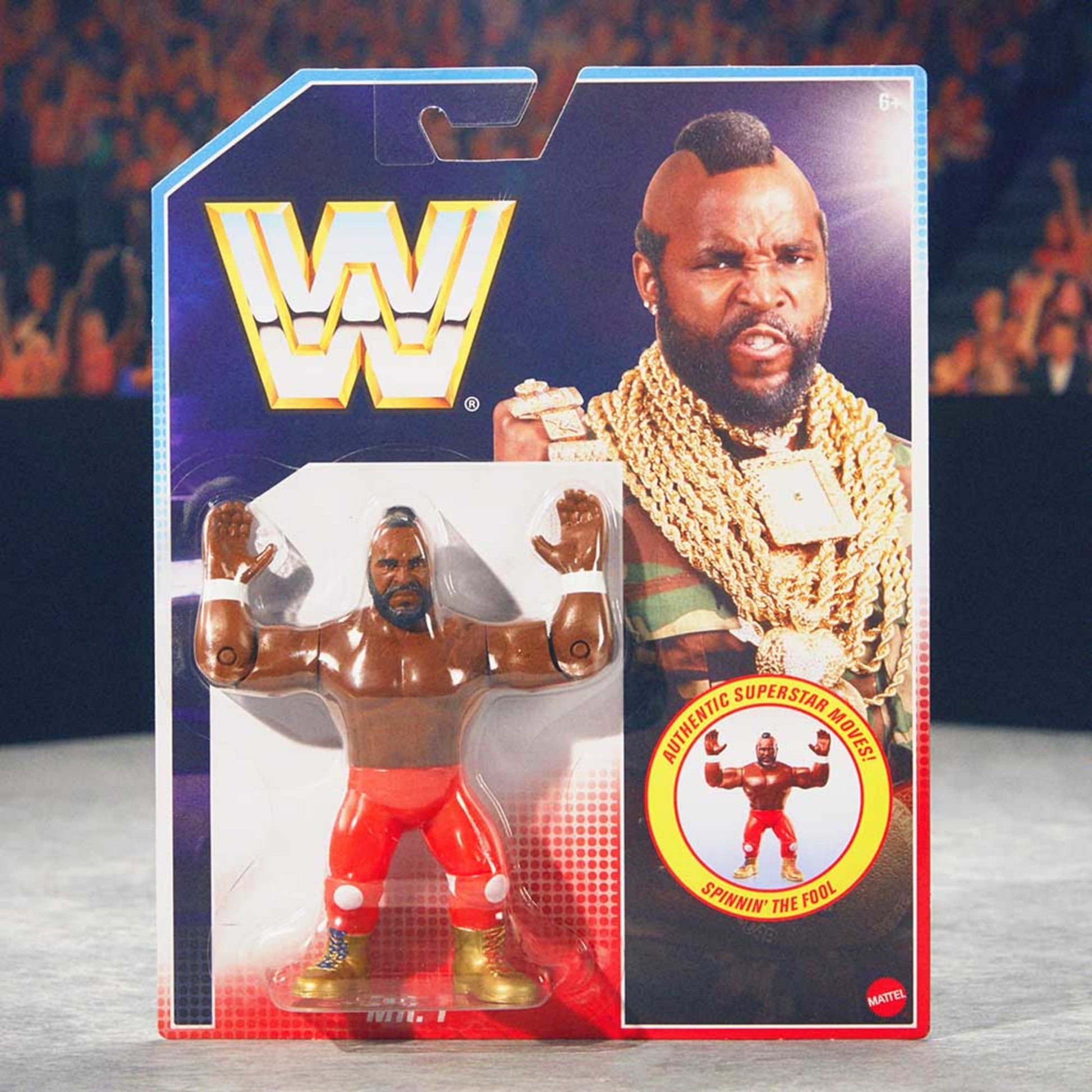 WWE Retro Figures Set Wave 1 - Bộ 4 Mô Hình Đấu Sĩ Huyền Thoại - Mattel Creations - Hình ảnh bổ sung 4