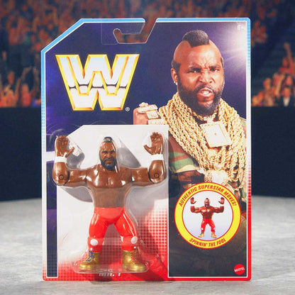 WWE Retro Figures Set Wave 1 - Bộ 4 Mô Hình Đấu Sĩ Huyền Thoại - Mattel Creations - Hình ảnh bổ sung 4