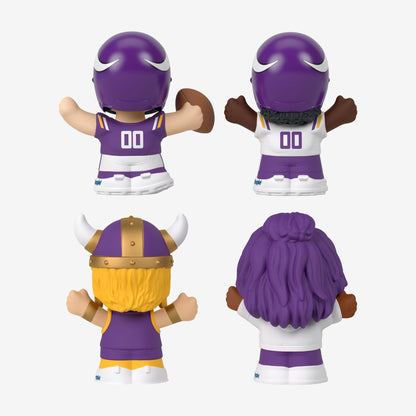 Little People Collector x NFL Minnesota Vikings Set - Bộ Mô Hình Nhân Vật Sưu Tập Đội Bóng Vikings - Mattel