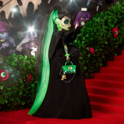 Off-White™ c/o Monster High Symphanee Midnight Doll - Búp Bê Thời Trang Sưu Tầm Cao Cấp - Monster High HNV18 - Hình ảnh bổ sung 6