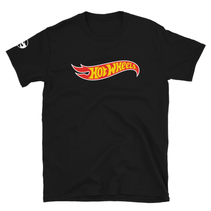 Hot Wheels Core Logo Short-Sleeve Black Unisex T-Shirt Áo Thun Tay Ngắn Mattel Creations - Hình ảnh sản phẩm