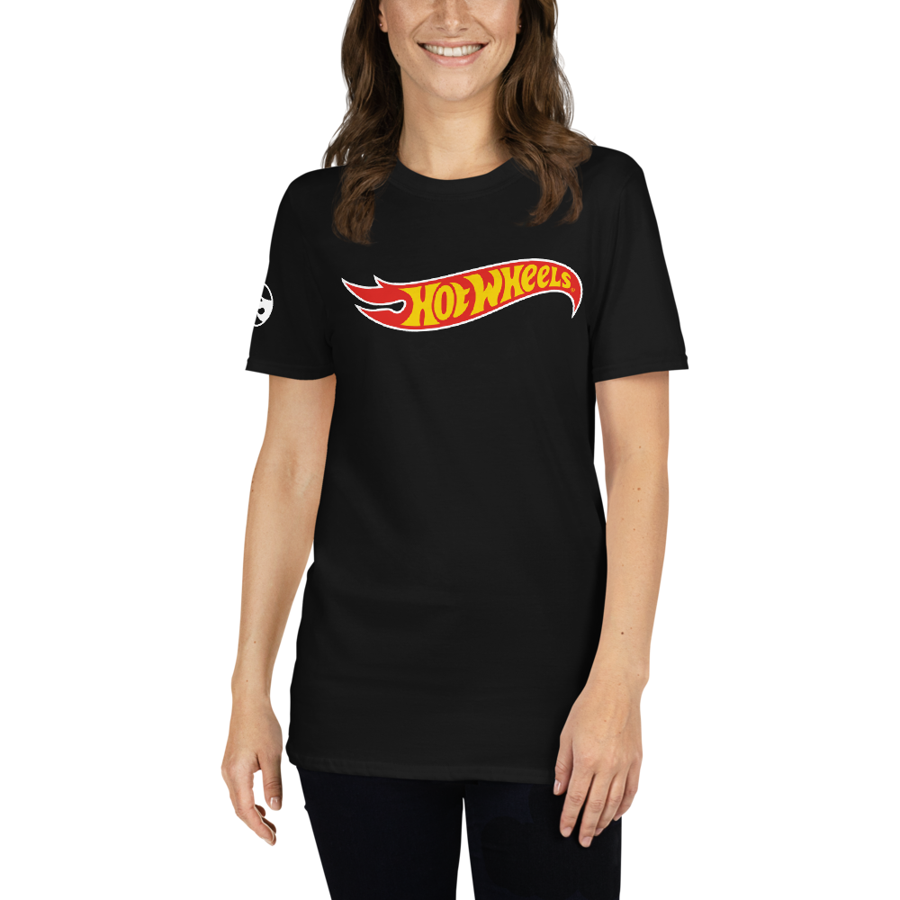 Hot Wheels Core Logo Short-Sleeve Black Unisex T-Shirt Áo Thun Tay Ngắn Mattel Creations - Hình ảnh bổ sung 4