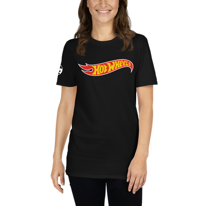 Hot Wheels Core Logo Short-Sleeve Black Unisex T-Shirt Áo Thun Tay Ngắn Mattel Creations - Hình ảnh bổ sung 4
