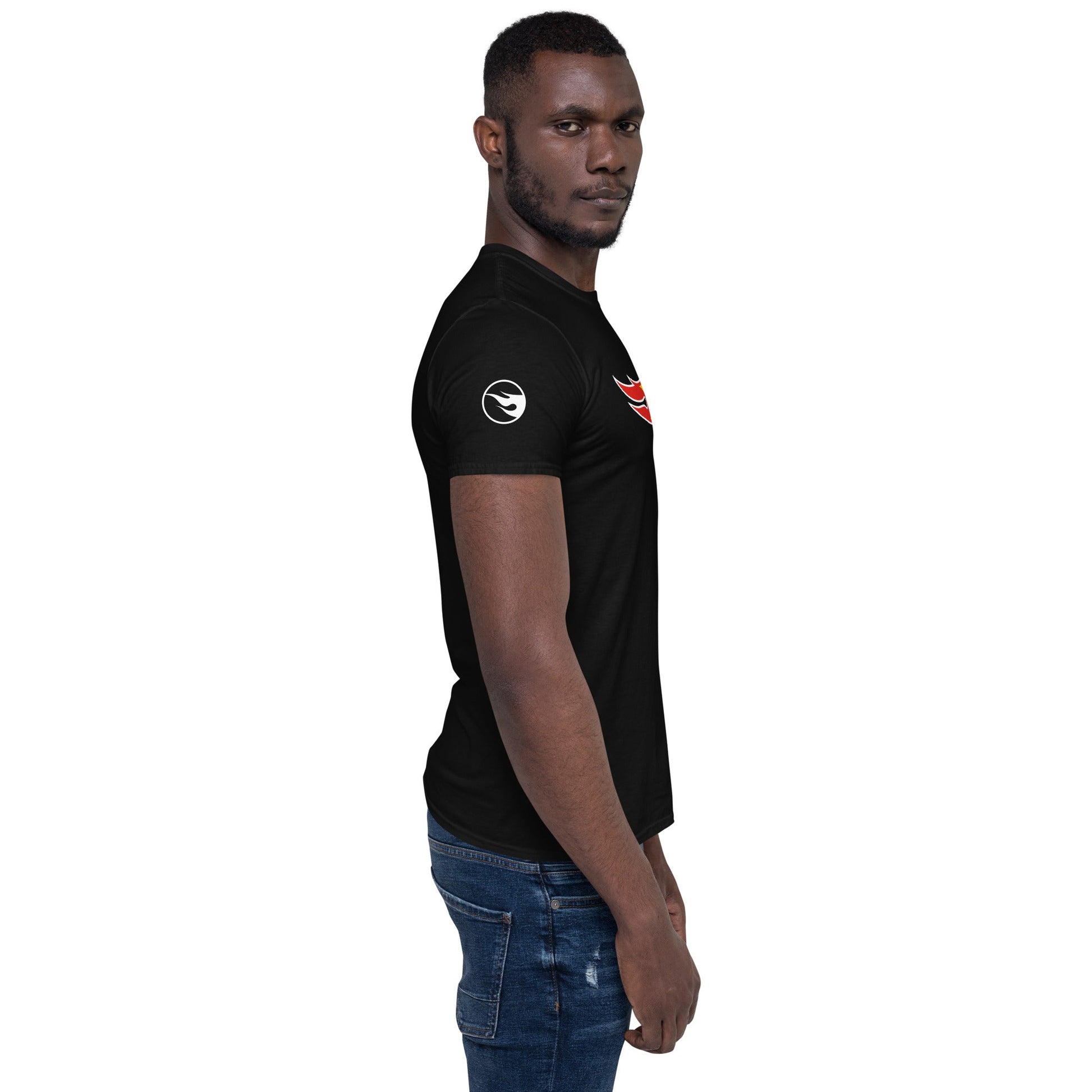 Hot Wheels Core Logo Short-Sleeve Black Unisex T-Shirt Áo Thun Tay Ngắn Mattel Creations - Góc nhìn khác 3