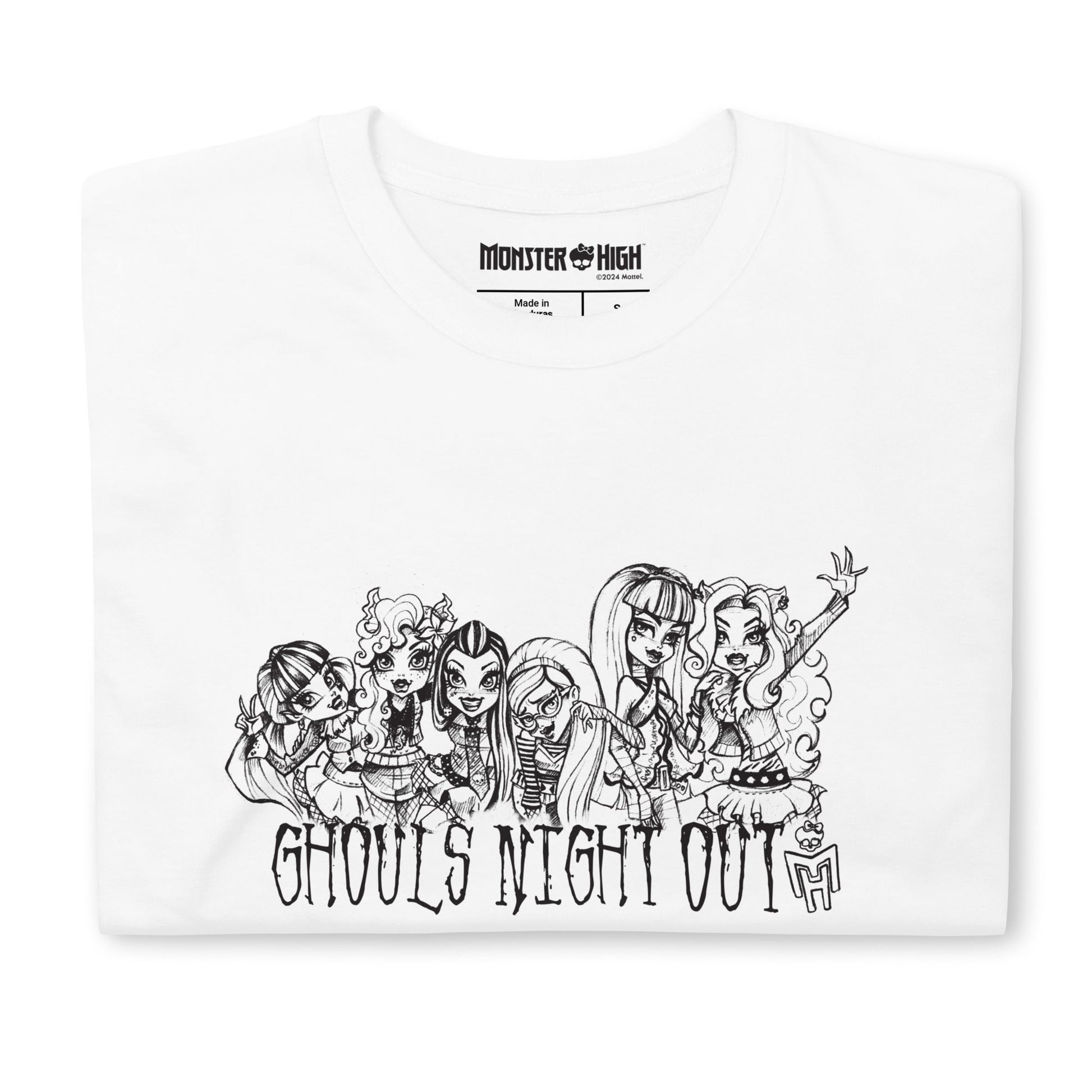 Monster High Ghouls Night Out T-Shirt - Áo Thun Unisex Thời Trang - Mattel Creations - Góc nhìn khác 3