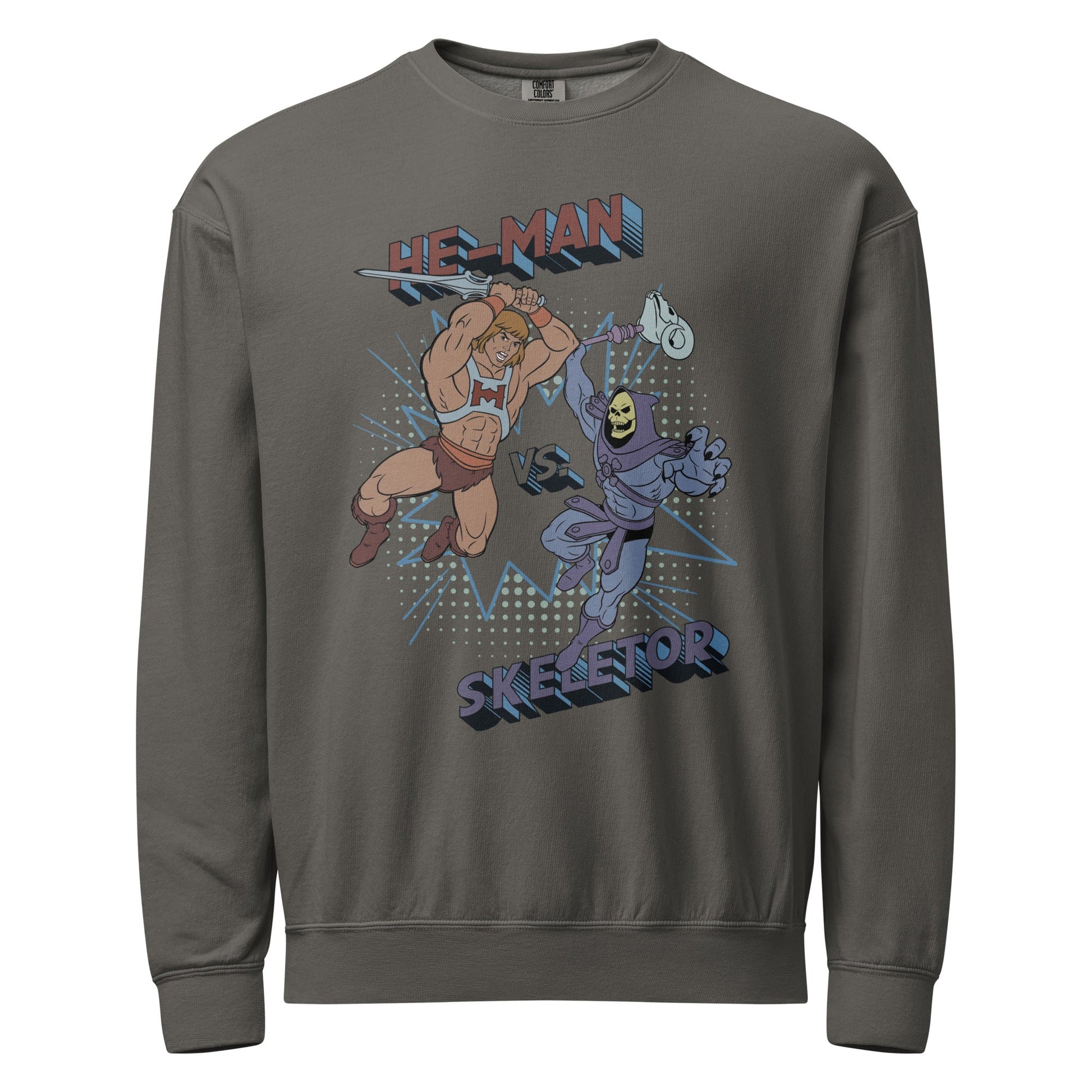 Masters of the Universe He-Man vs. Skeletor Grey Sweatshirt