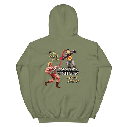 Masters of the Universe Still Plays with Action Figures Green Hoodie
