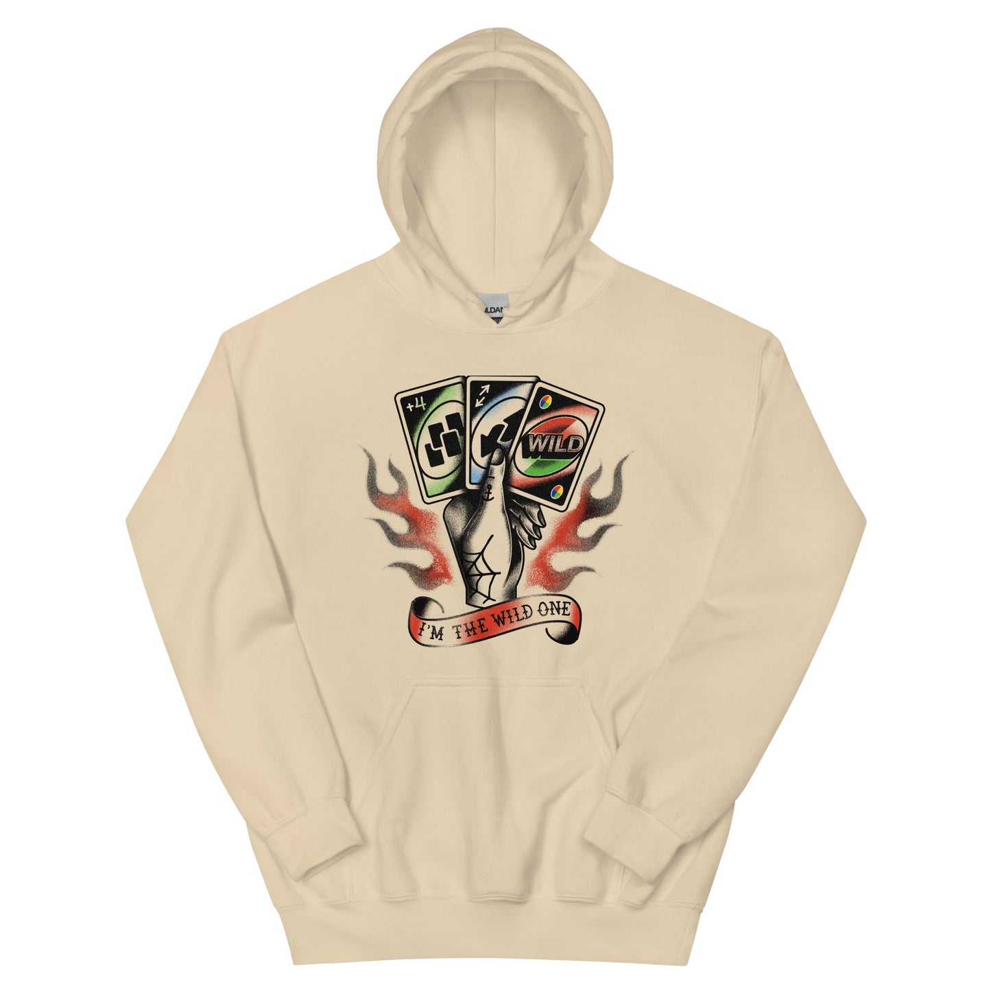 UNO Wild One Hoodie - Áo Hoodie Thời Trang Cao Cấp Mattel Creations - Hình ảnh sản phẩm