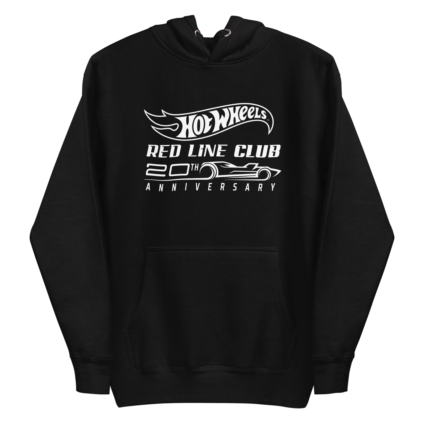 Hot Wheels® Red Line Club® 20th Anniversary Silhouette Logo Black Hoodie - Áo Hoodie Thời Trang Cao Cấp - Hot Wheels - Hình ảnh chi tiết 2