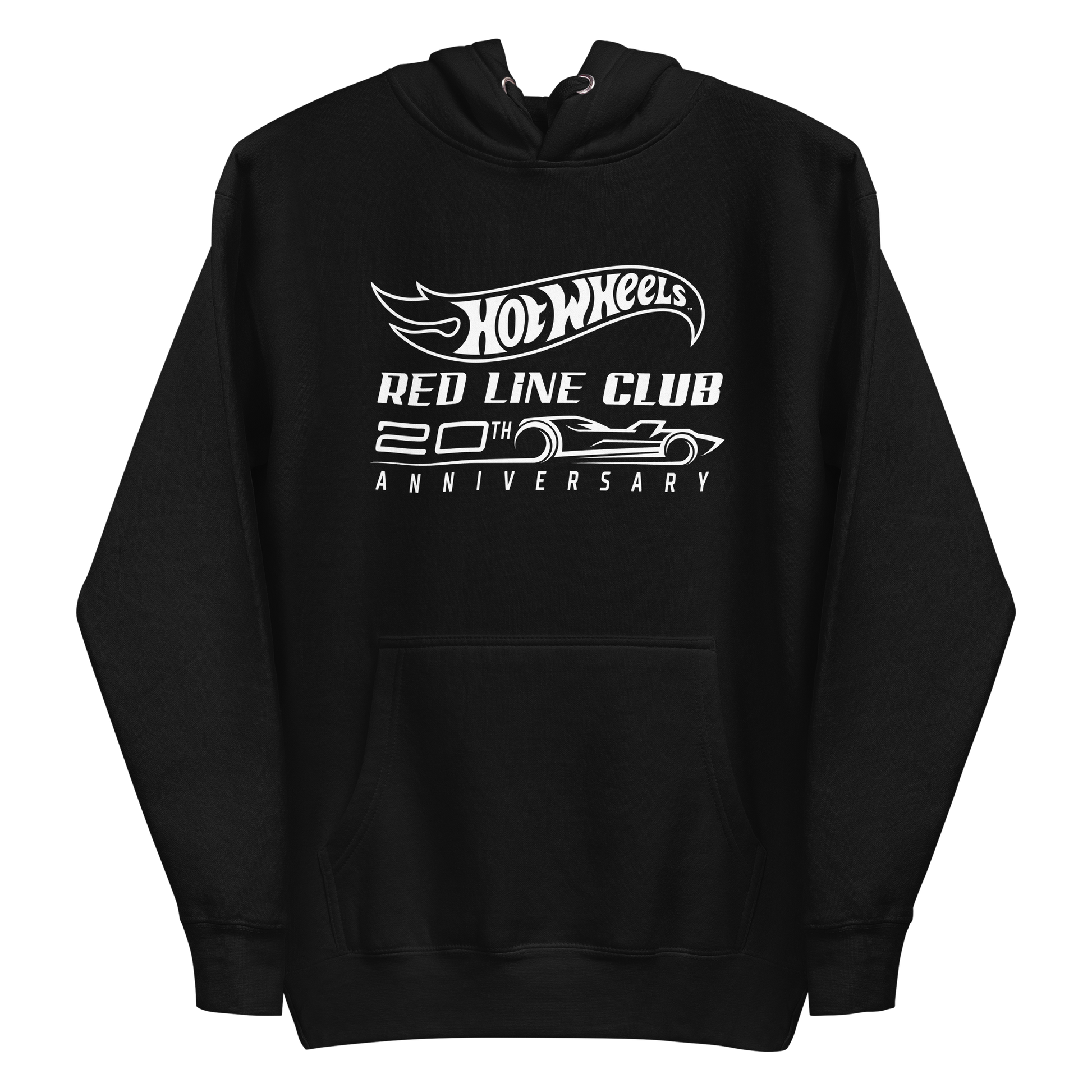 Hot Wheels® Red Line Club® 20th Anniversary Silhouette Logo Black Hoodie - Áo Hoodie Thời Trang Cao Cấp - Hot Wheels - Hình ảnh chi tiết 2