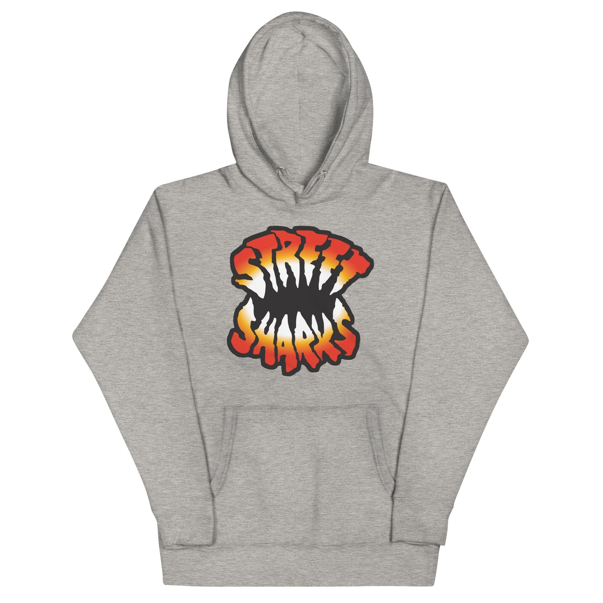 Street Sharks Grey Logo Hoodie - Áo Hoodie Kỷ Niệm 30 Năm Mattel Creations - Hình ảnh sản phẩm