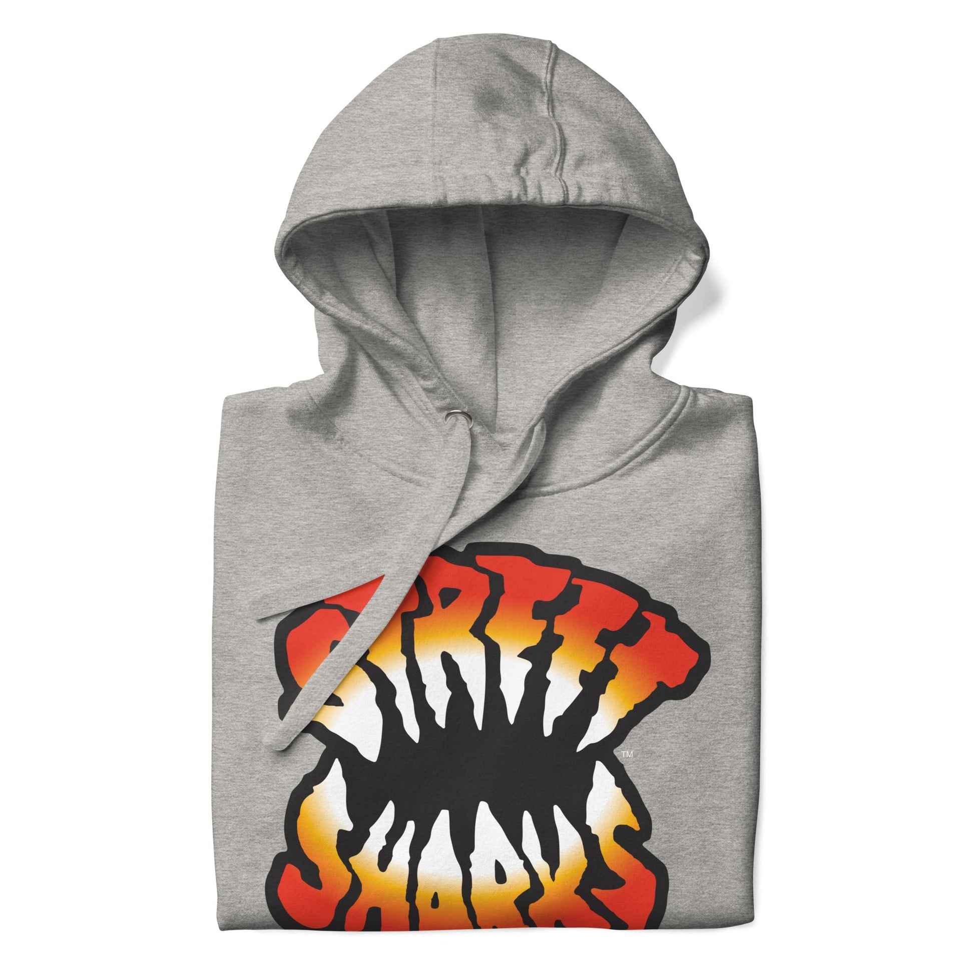 Street Sharks Grey Logo Hoodie - Áo Hoodie Kỷ Niệm 30 Năm Mattel Creations - Góc nhìn khác 3