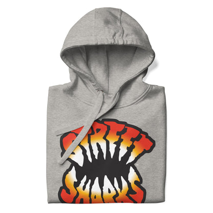Street Sharks Grey Logo Hoodie - Áo Hoodie Kỷ Niệm 30 Năm Mattel Creations - Góc nhìn khác 3