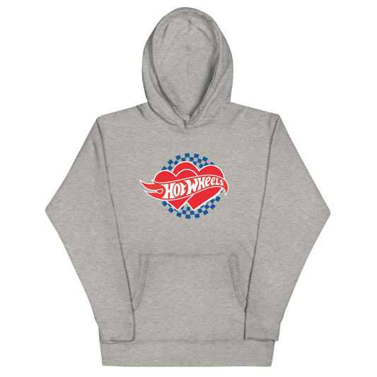 Hot Wheel Checkered Hearts Hoodie - Áo Hoodie Thời Trang Cao Cấp - Mattel Creations