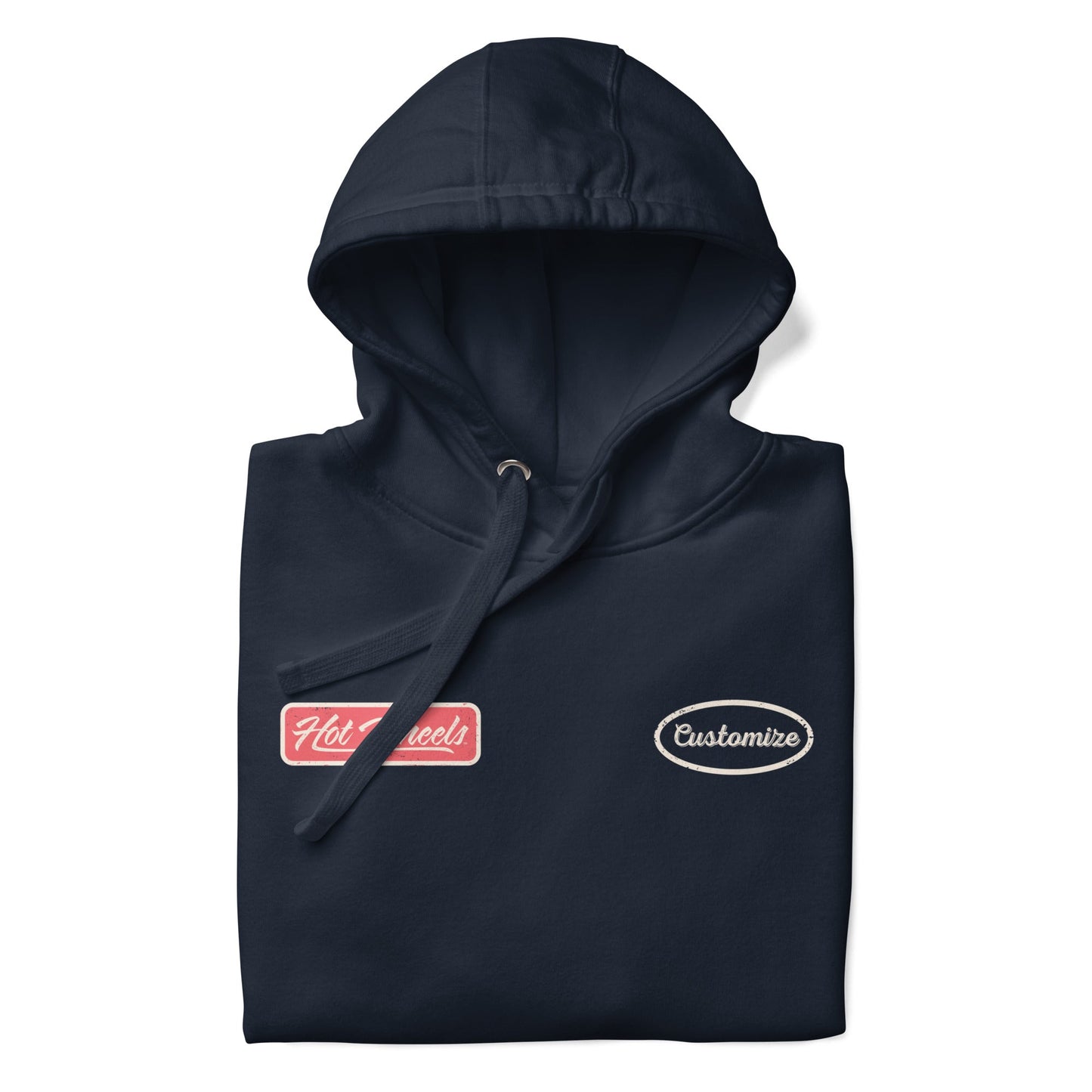 Hot Wheels Customizable Auto Repair Mechanic Navy Hoodie - Áo Hoodie Tùy Chỉnh Hot Wheels - Hình ảnh chi tiết 2