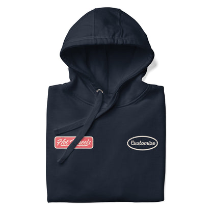 Hot Wheels Customizable Auto Repair Mechanic Navy Hoodie - Áo Hoodie Tùy Chỉnh Hot Wheels - Hình ảnh chi tiết 2