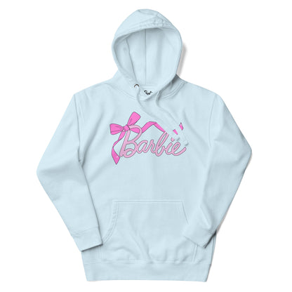 Barbie Bow Hoodie Áo Hoodie Thời Trang Cao Cấp Mattel - Góc nhìn khác 3