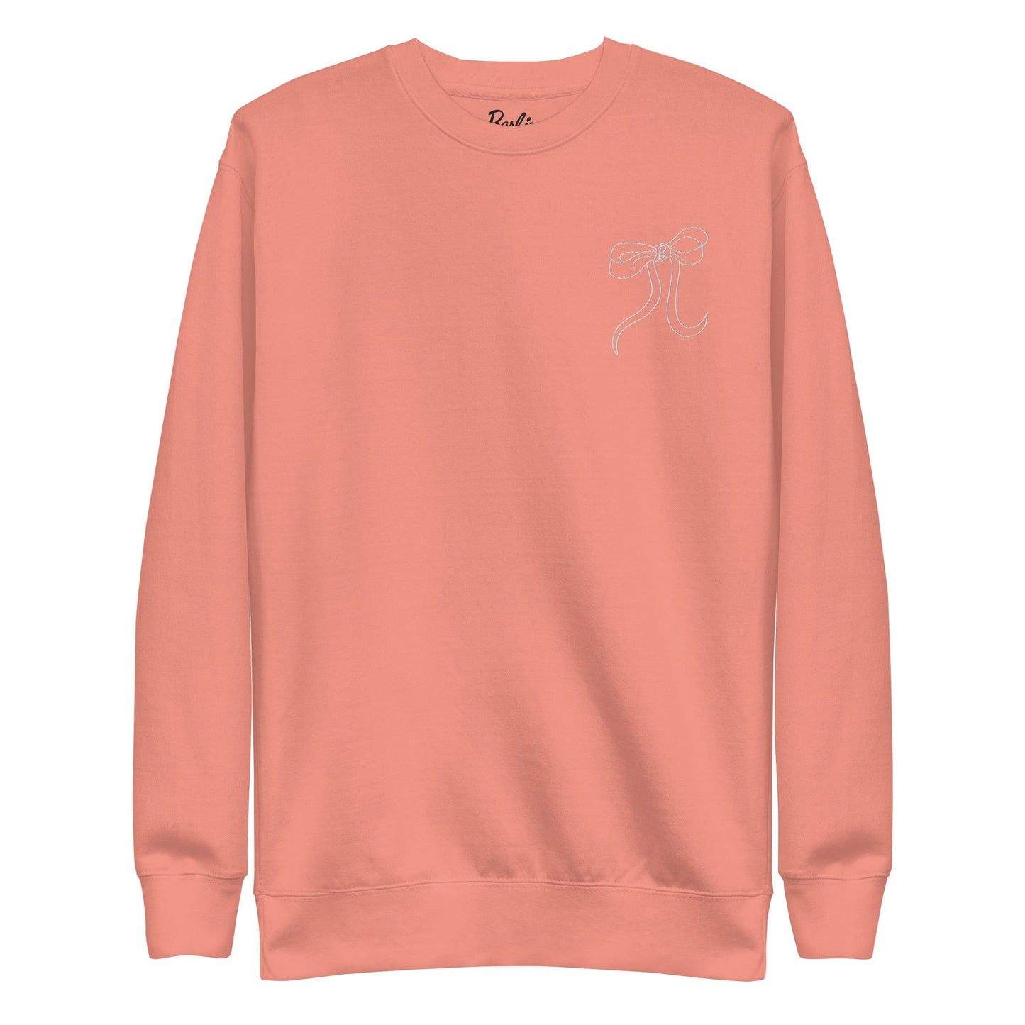 Barbie Peaches 'n Cream Embroidered Peach Sweatshirt