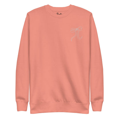Barbie Peaches 'n Cream Embroidered Peach Sweatshirt