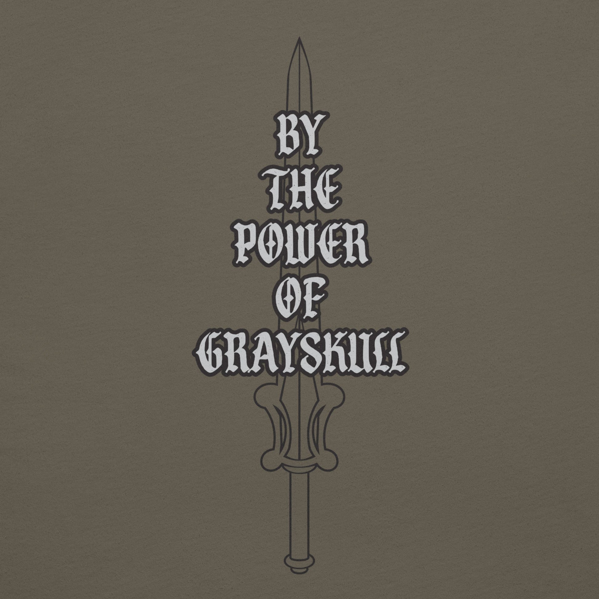 Masters of the Universe By the Power of Grayskull Green T-shirt