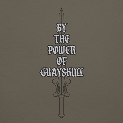 Masters of the Universe By the Power of Grayskull Green T-shirt