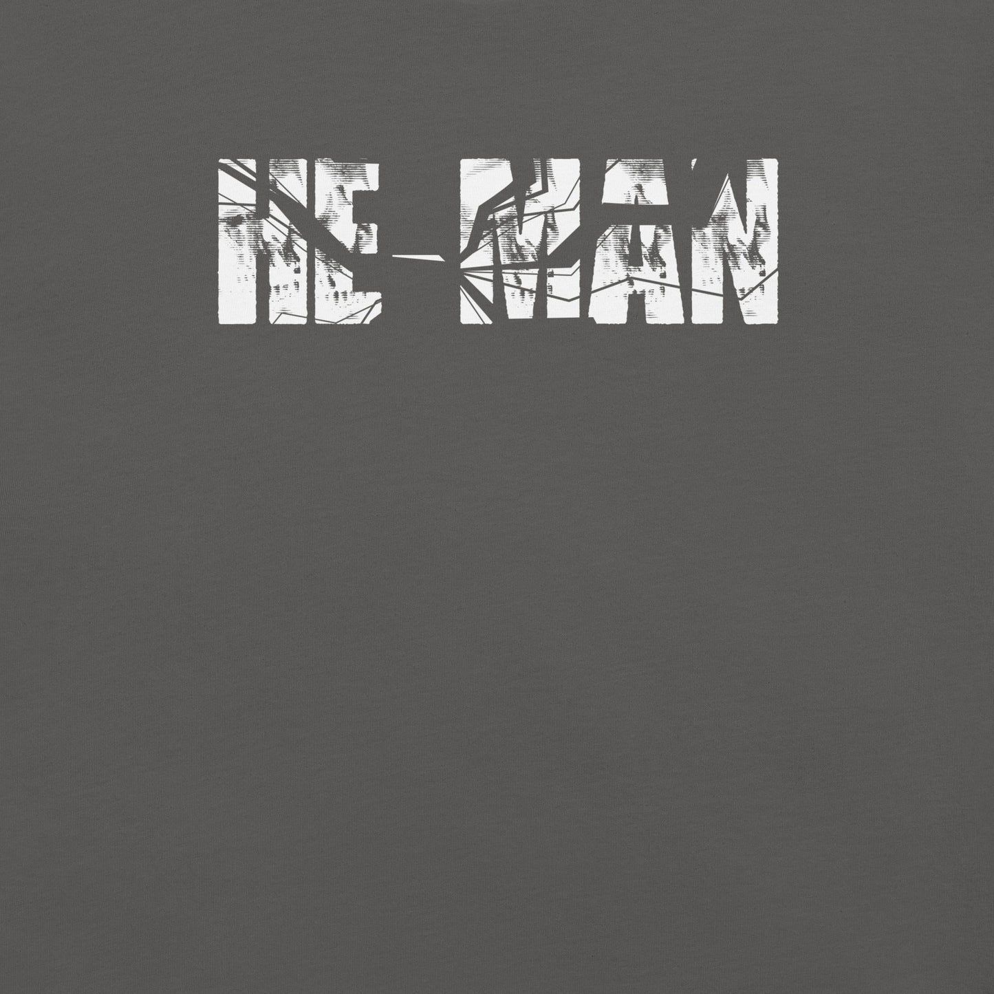 Masters of the Universe Laser Power He-Man Grey T-shirt