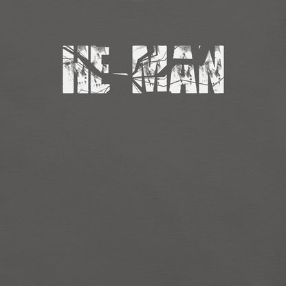 Masters of the Universe Laser Power He-Man Grey T-shirt
