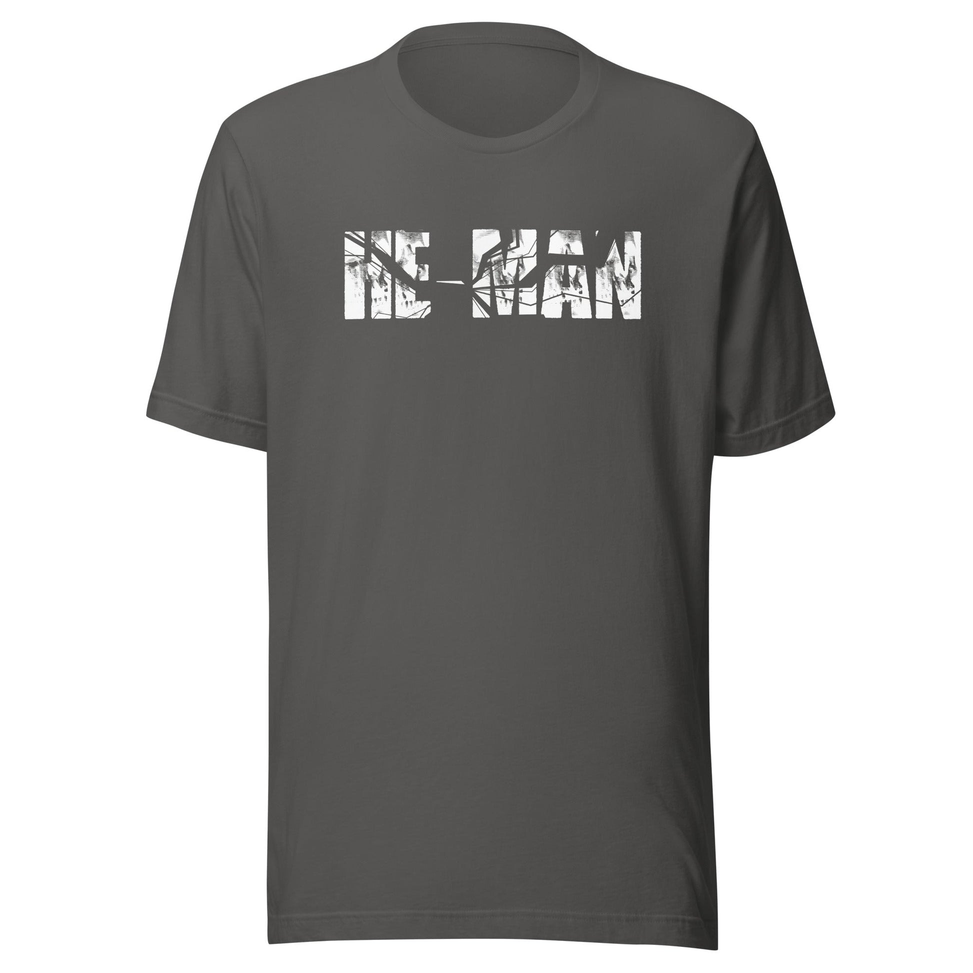 Masters of the Universe Laser Power He-Man Grey T-shirt