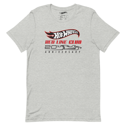 Hot Wheels® Red Line Club® 20th Anniversary Silhouette Logo – Heather Grey Shirt - Áo Phông Kỷ Niệm Cao Cấp - Mattel Creations - Hình ảnh sản phẩm