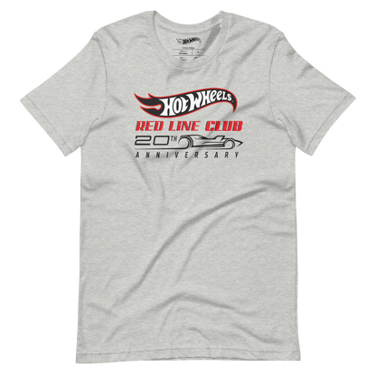 Hot Wheels® Red Line Club® 20th Anniversary Silhouette Logo – Heather Grey Shirt - Áo Phông Kỷ Niệm Cao Cấp - Mattel Creations - Hình ảnh chi tiết 2