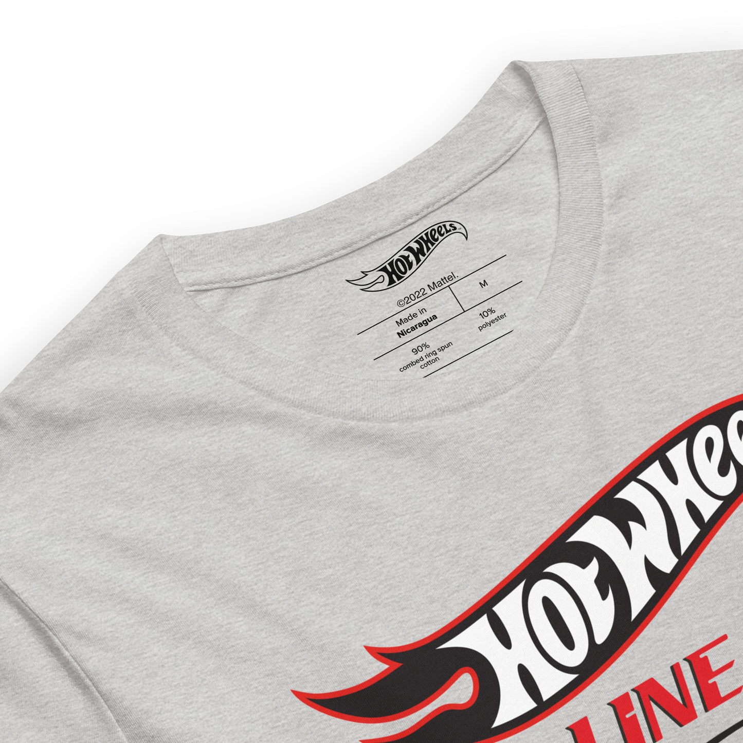 Hot Wheels® Red Line Club® 20th Anniversary Silhouette Logo – Heather Grey Shirt - Áo Phông Kỷ Niệm Cao Cấp - Mattel Creation