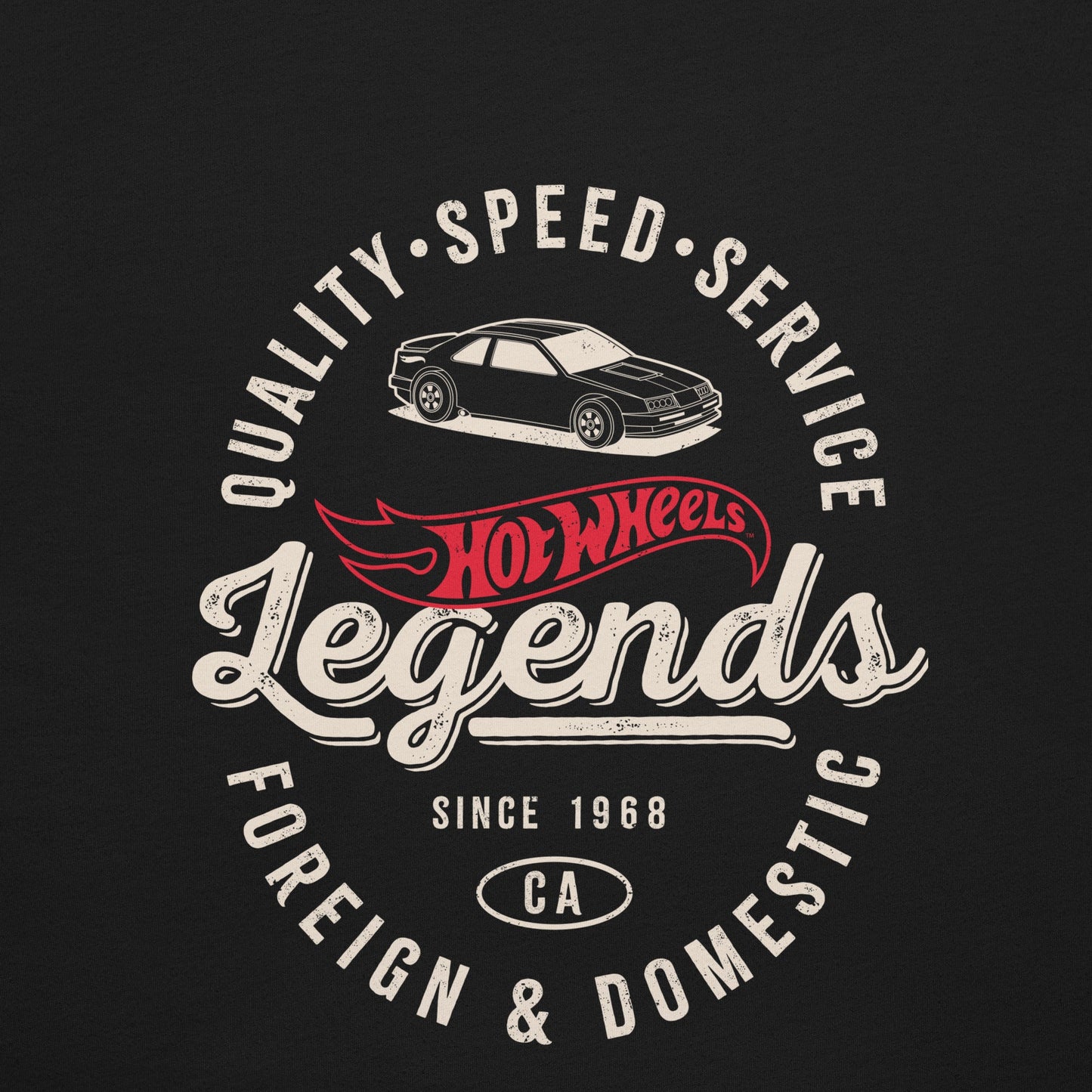 Hot Wheels Customizable Legends Mechanic Black T-Shirt - Áo Thun Cá Nhân Hóa - Hot Wheels - Hình ảnh bổ sung 7