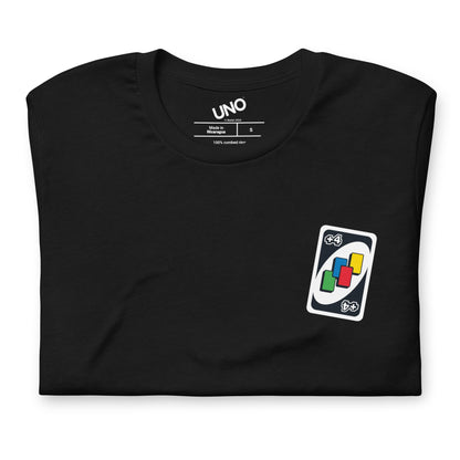 UNO +4 Card T-Shirt - Áo Thun Unisex Độc Quyền Mattel Creations - Hình ảnh chi tiết 2
