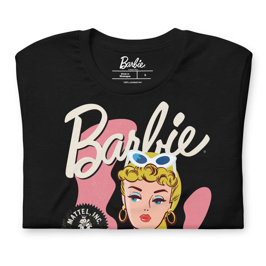 Vintage Barbie Black T-Shirt - Áo Thun Unisex 100% Cotton - Mattel Creations - Hình ảnh chi tiết 2
