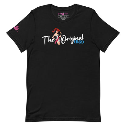 Barbie 1959 The Original Chevron T-Shirt - Áo Thun Unisex Thời Trang - Barbie Signature - Hình ảnh sản phẩm
