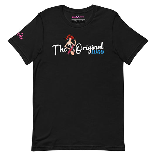 Barbie 1959 The Original Chevron T-Shirt - Áo Thun Unisex Thời Trang - Barbie Signature - Hình ảnh sản phẩm