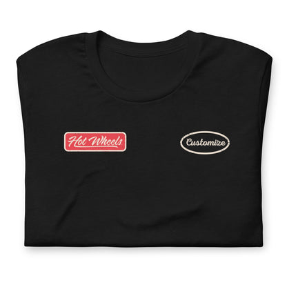 Hot Wheels Customizable Legends Mechanic Black T-Shirt - Áo Thun Cá Nhân Hóa - Hot Wheels - Hình ảnh chi tiết 2