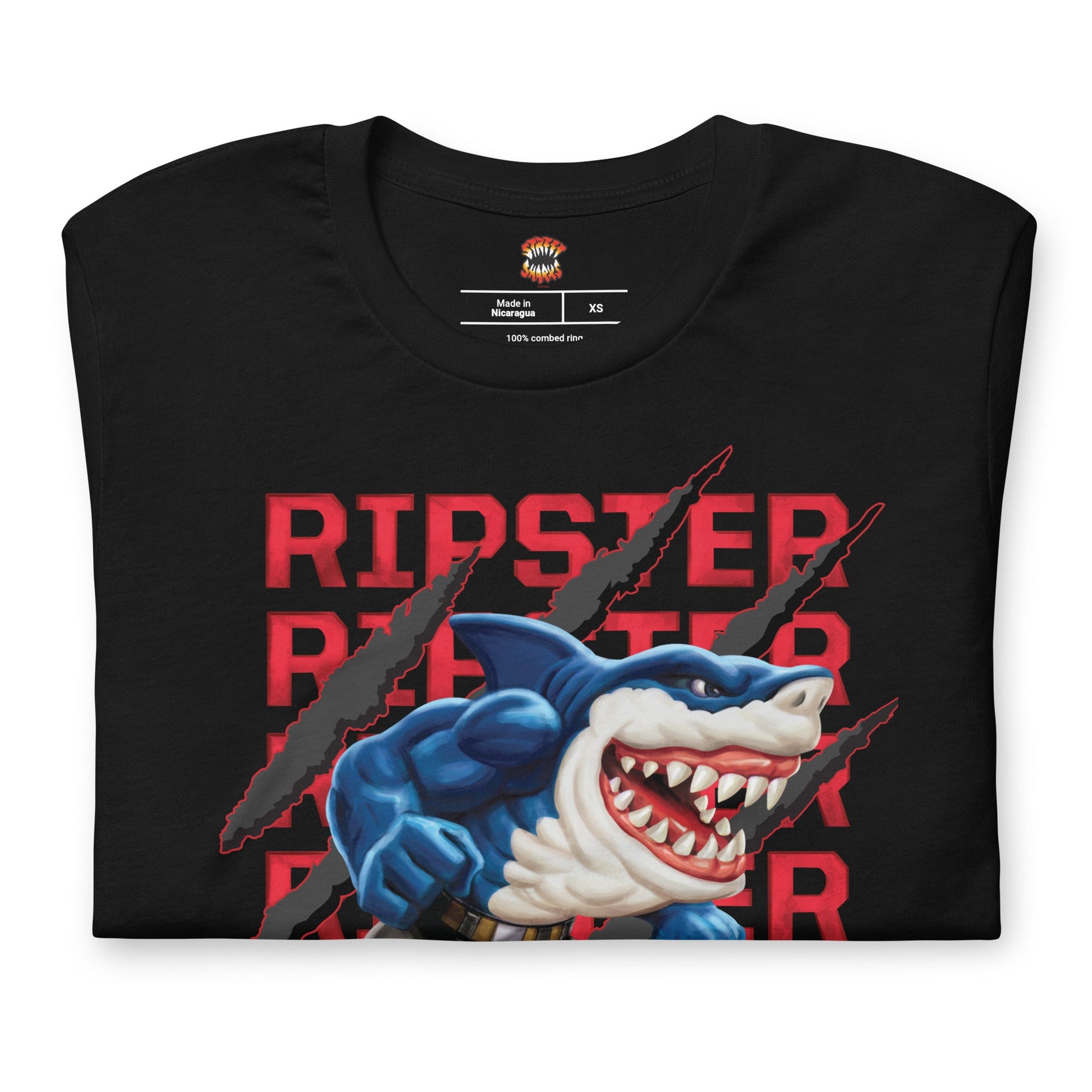 Street Sharks Ripster Slash T-Shirt - Áo Thun Unisex Đồ Sưu Tầm Mattel Creations - Góc nhìn khác 3