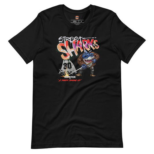 Street Sharks 30th Anniversary Ripster T-Shirt - Áo Thun Thời Trang Mattel Creations - Hình ảnh sản phẩm