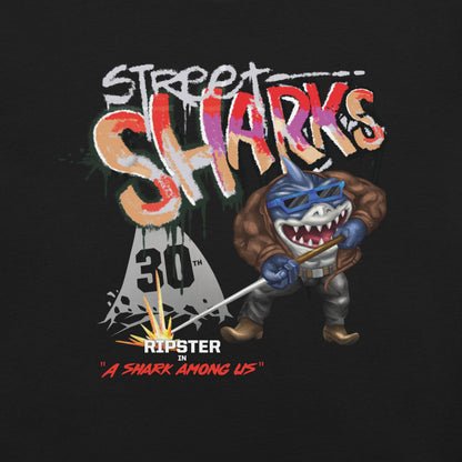 Street Sharks 30th Anniversary Ripster T-Shirt - Áo Thun Thời Trang Mattel Creations - Hình ảnh chi tiết 2