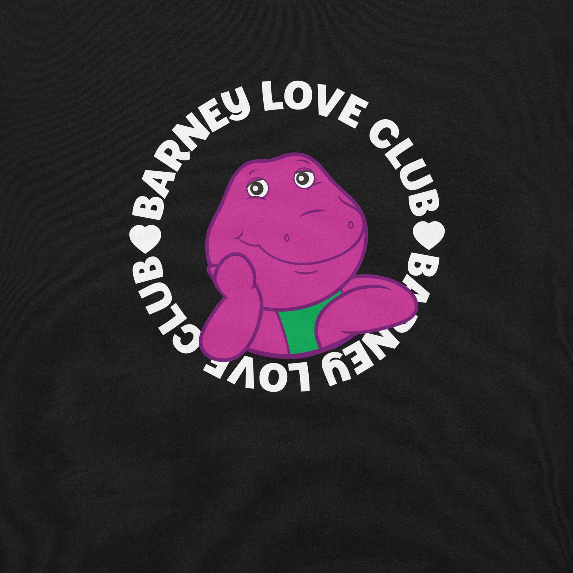 Barney Love Club T-Shirt - Áo Thun Thời Trang Unisex - Mattel Creations - Góc nhìn khác 3