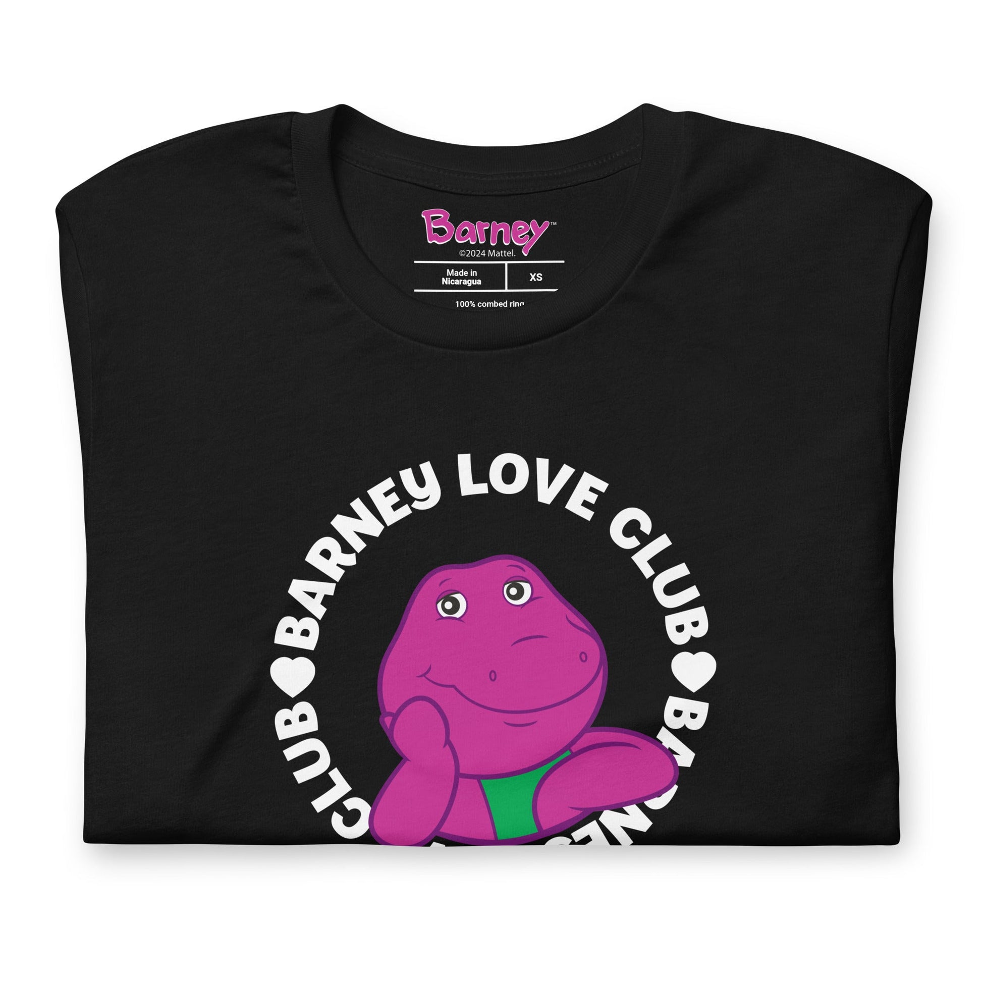 Barney Love Club T-Shirt - Áo Thun Thời Trang Unisex - Mattel Creations - Hình ảnh bổ sung 4
