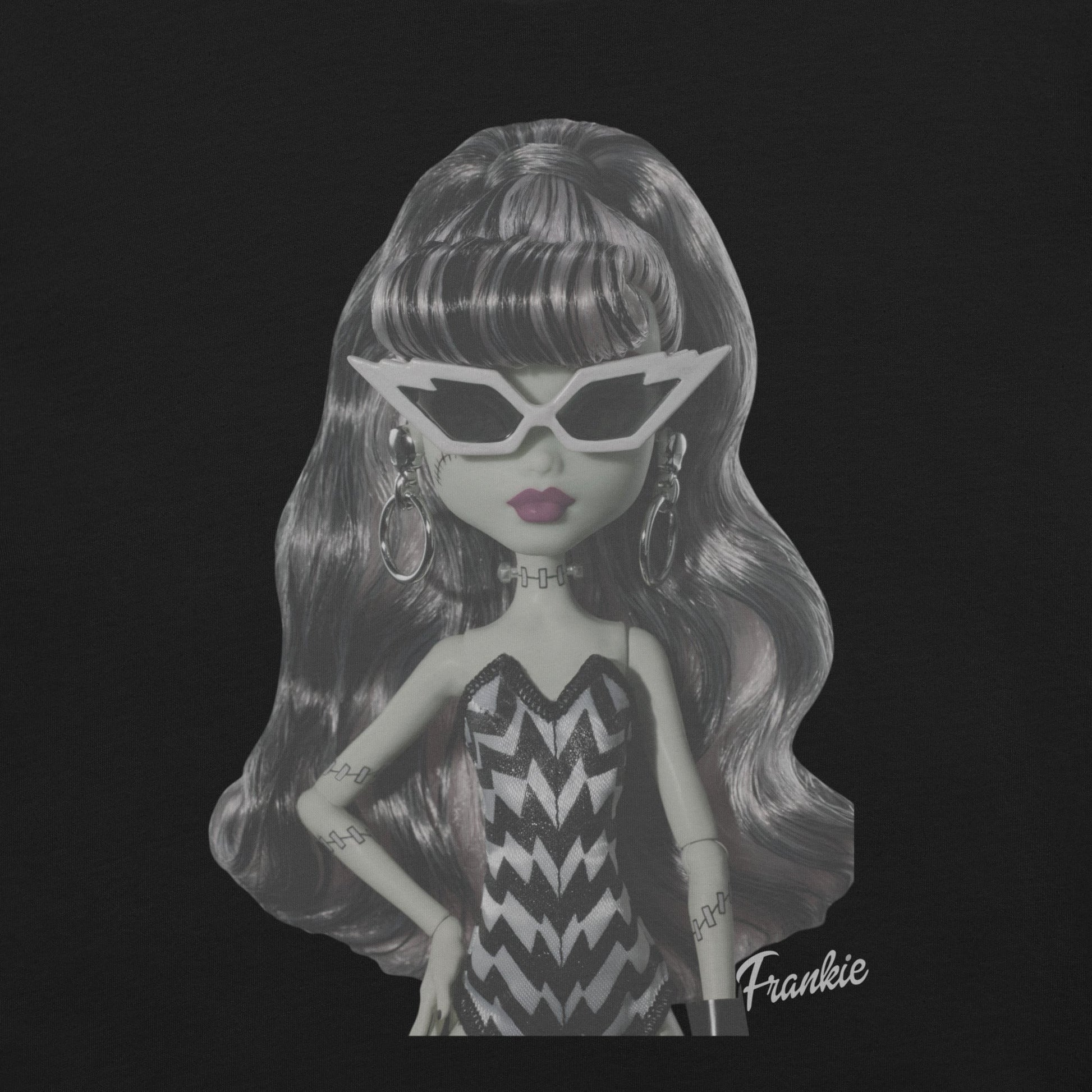 Monster High Barbie Frankie Barbie Black T-shirt