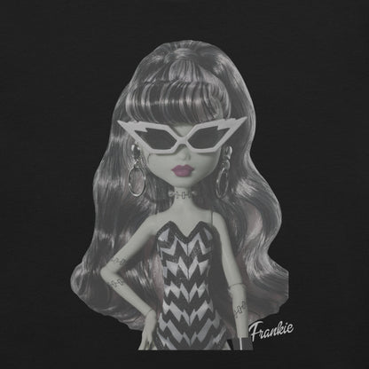Monster High Barbie Frankie Barbie Black T-shirt