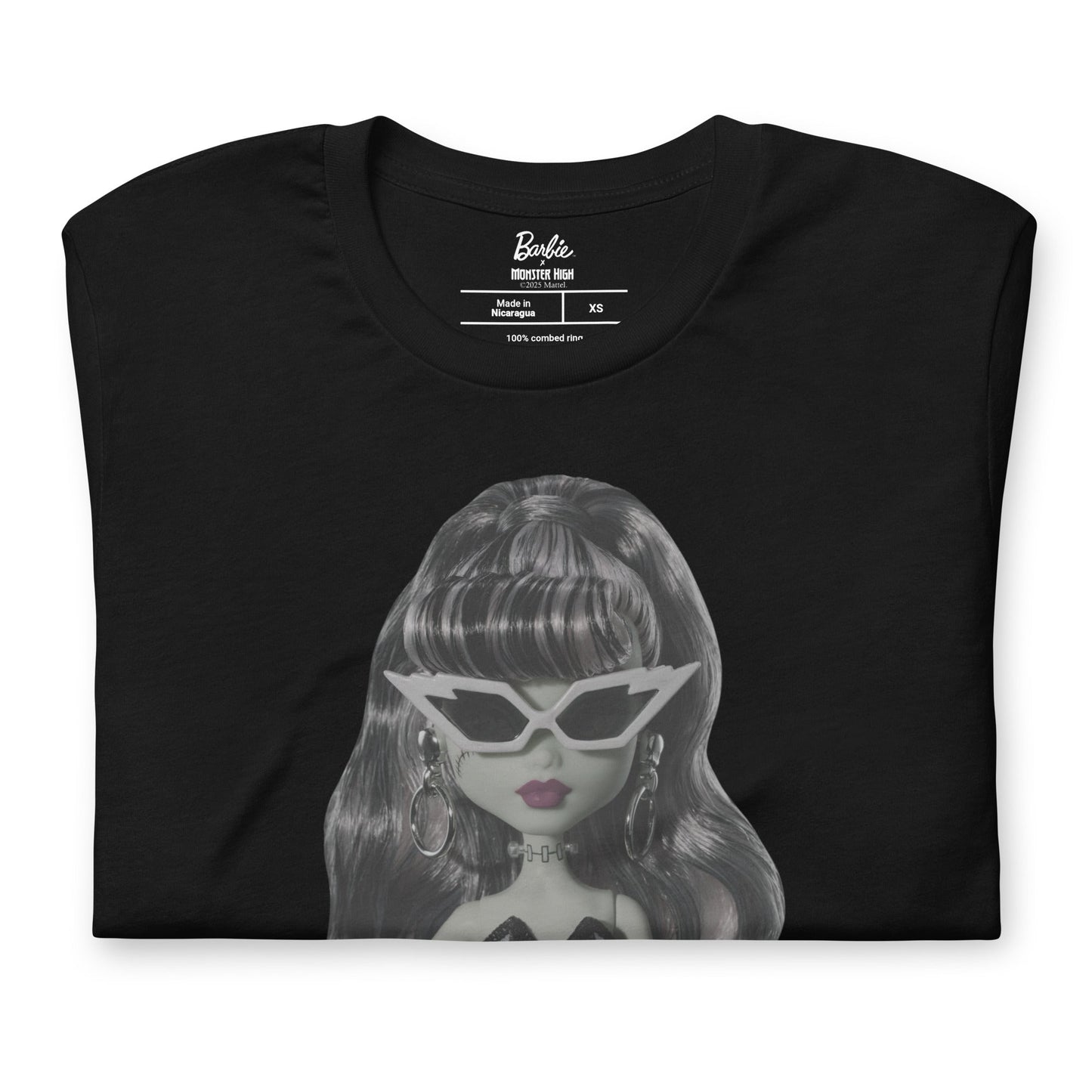 Monster High Barbie Frankie Barbie Black T-shirt